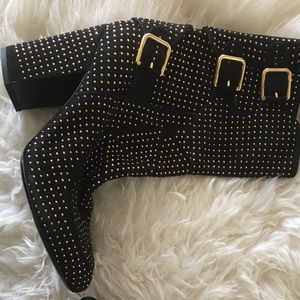 Laurence Dacade Gold Studded Boots